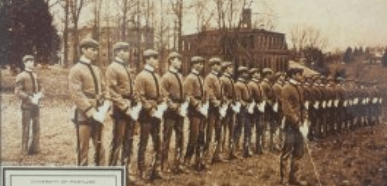 historic soldiers in formation 