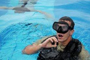 diver in water wearing scuba gear