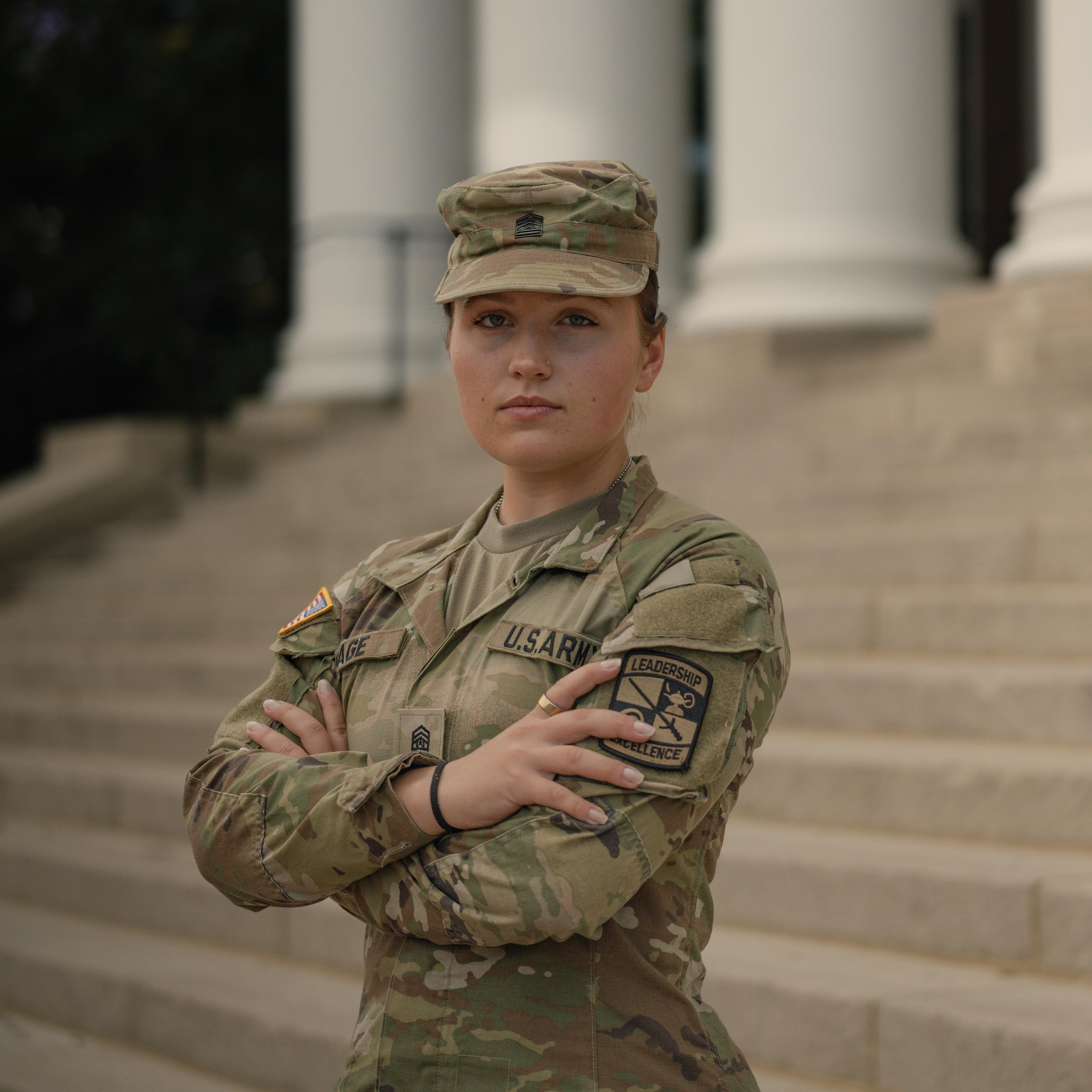 Portrait of  Battalion CSM - c/CSM Sage